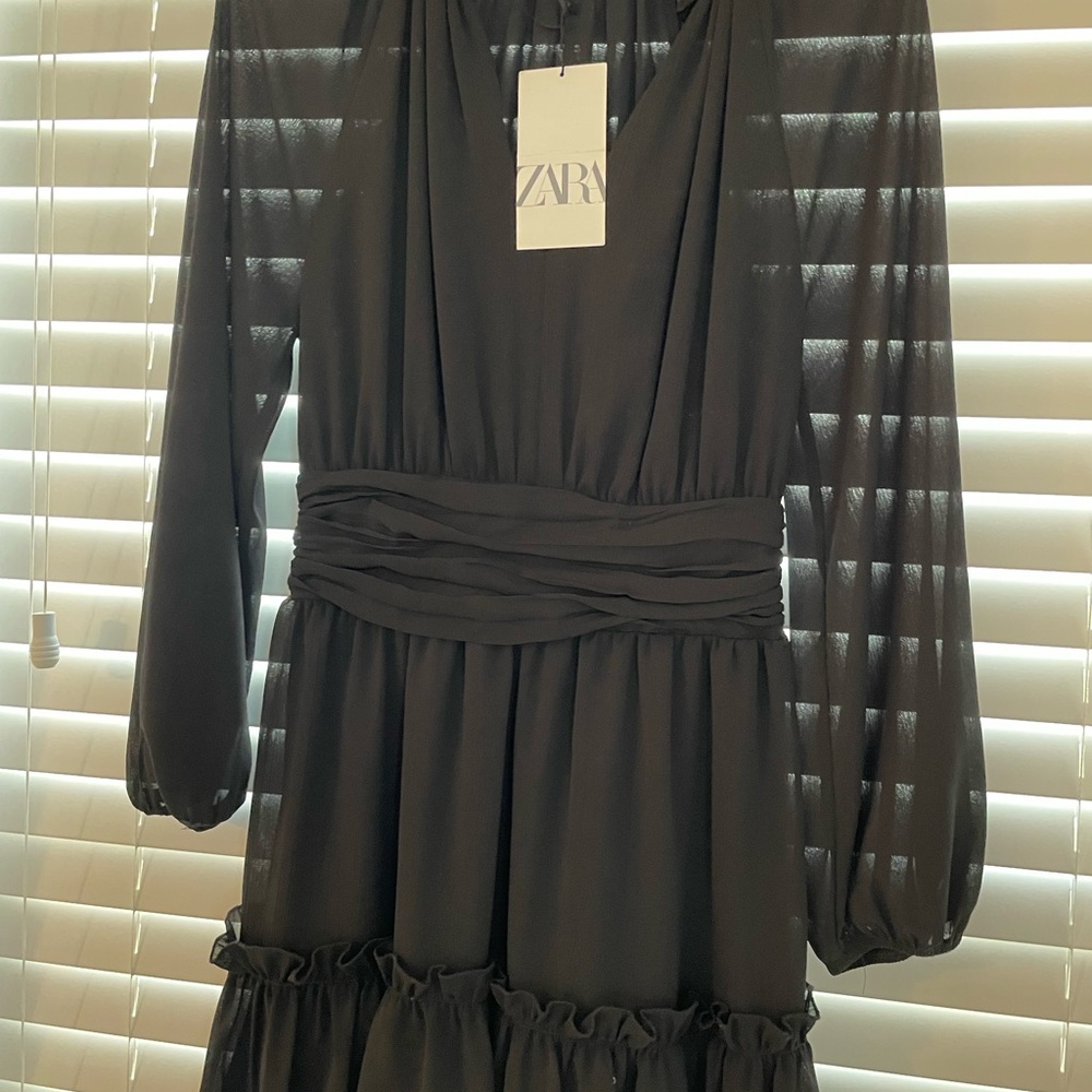 Zara Black Elegant Women's Dress